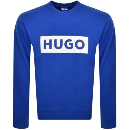 HUGO Blue Naviu Sweatshirt Blue Mainline Menswear Canada